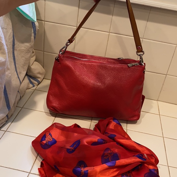 ValentinA purse bag leather, 11x7x3” - Picture 1 of 17